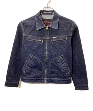 Flat Head Full Zip Denim Jacket Size M IlM00