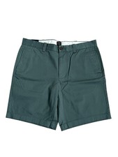 J Crew Men's Size 34 x 9 Chino Shorts Green Flat Front Pockets