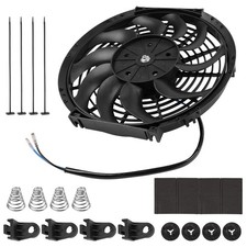 Universal 12 Inch 80w Slim Fan Push Pull Electric Radiator Cooling Fan 12v Kit