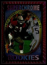 1993 Wild Card Superchrome Rookies Dana Stubblefield Rookie San Francisco 49ers. rookie card picture