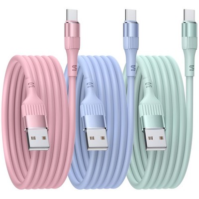 Nebite USB auf USB C Kabel 3er Pack 3m extra lang USB C Ladekabel Schnellladen