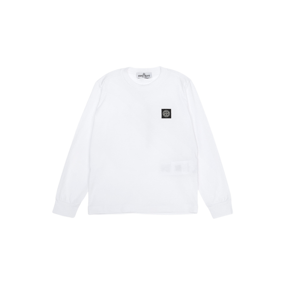 Kids Stone Island 2100003 Long Sleeve T-Shirt White 25SS