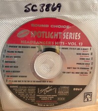SC8869 HEADBANGERS  SUPER RARE  SOUND CHOICE KARAOKE CDG  LOT TENN