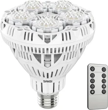 Dimmable Grow Light Bulb Full Spectrum, High PPFD 30W=450W Grow Bulb for  Plants
