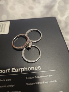 Man-made Diamond Ring Stirling silver