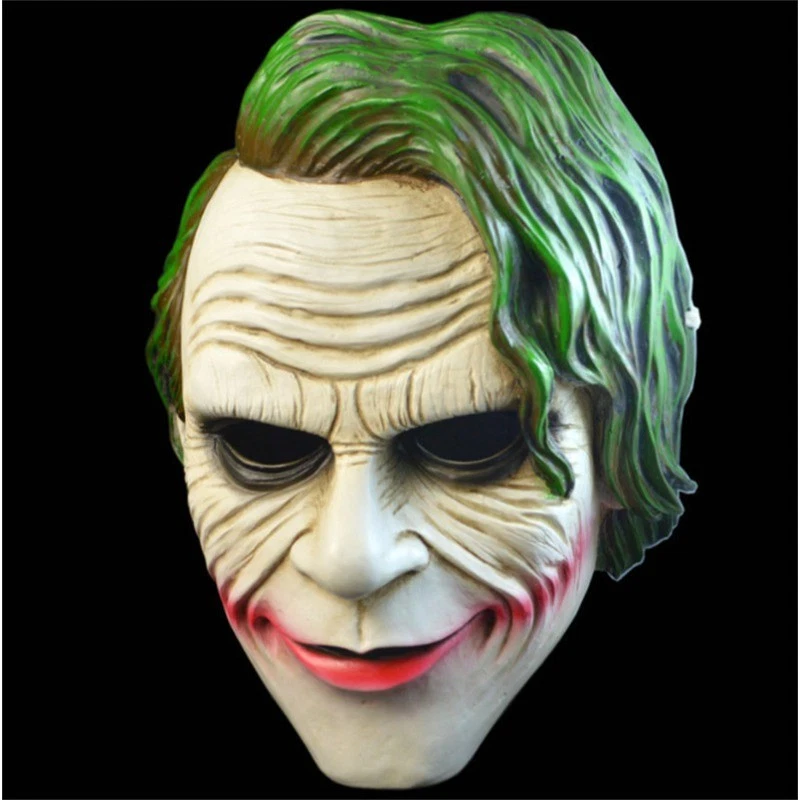 Batman:The Dark Knight Joker Cosplay Terror Resin Mask Halloween Party Prop Gift - Image 3 of 4