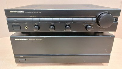 Marantz SC-80 Vorstufe & Marantz SM-80 Endstufe Kombination in der Farbe Schwarz