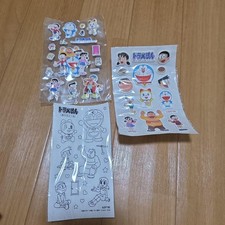 Doraemon three-dimensional character stickers 3 pieces