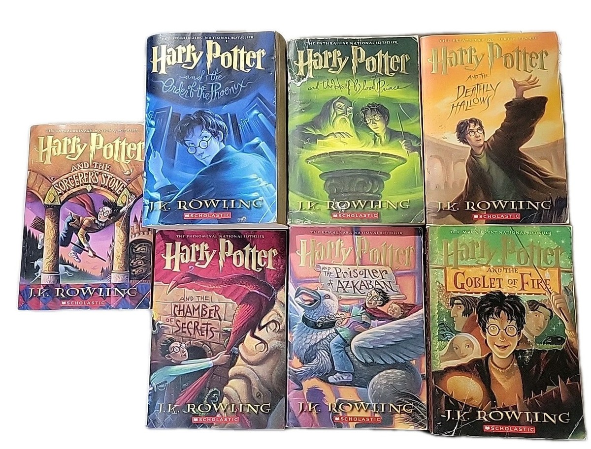 Harry Potter The Complete Series Books 1-7 Paperback Set