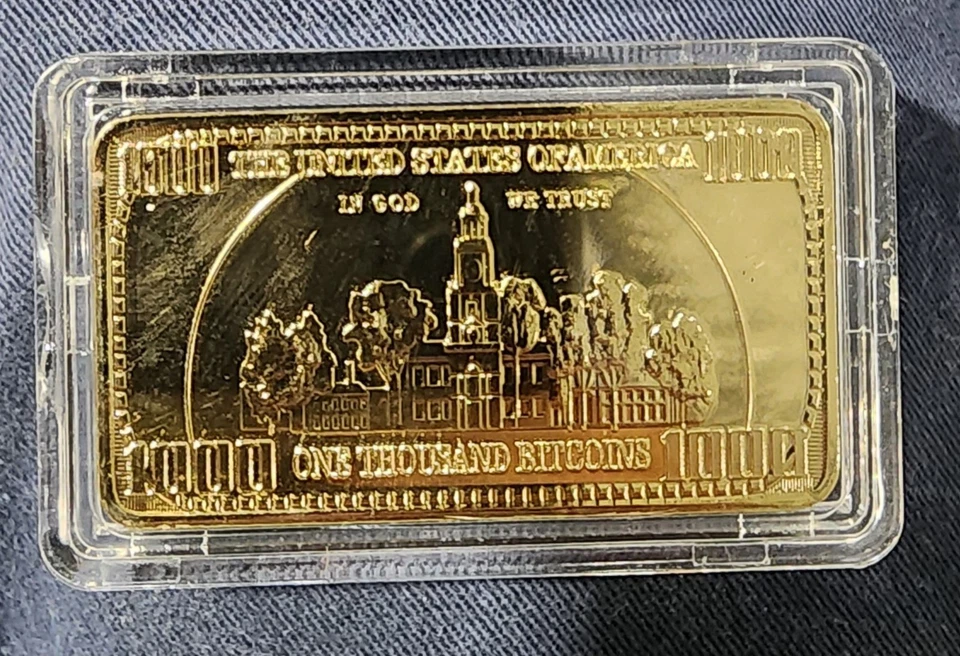 24 Bitcoin Gold Bar - Image 2 of 2