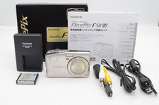 FUJIFILM FINEPIX F50 fd F50fd Silver Compact Digital Camera Used From Japan