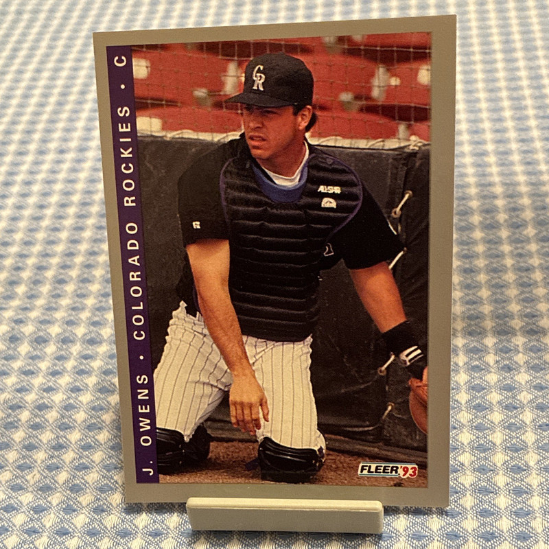 Fleer 1993 Final Edition Jayhawk Owens Colorado Rockies #F-37 MLB Rookie Card