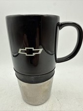 Taza de café Chevrolet 16 oz con oferta de acero inoxidable parte inferior producto con licencia oficial