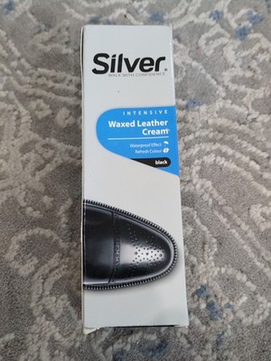Silver Brand  Intensive Waxed Leather Shoe Cream-Black-(2.5oz) New