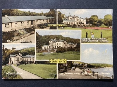 Ansichten von Abt Hall Kents Bank Grange über Sand Vintage Postkarte G25