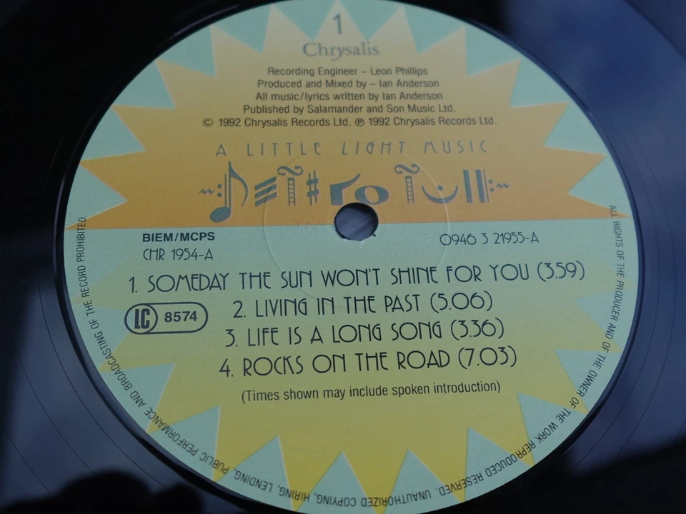 Jethro Tull A LITTLE LIGHT MUSIC 1992 EU Double LP 1st Press PLAYS MINT HEAR - Image 2 of 4