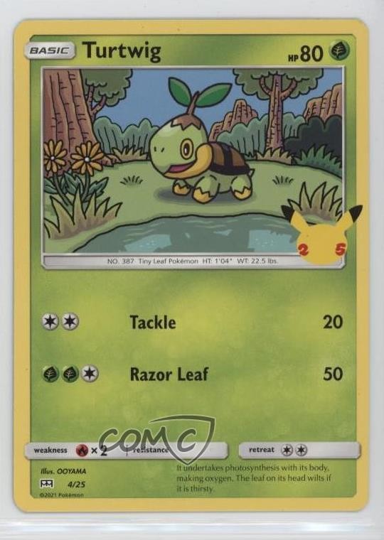 Turtwig Pokémon Sword & Shield McDonald's Collection #4