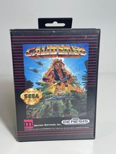 Arte de portada auténtico calibre 50 Sega Genesis con estuche OEM Sega