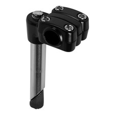 VÁSTAGO DE BICICLETA ESTILO BMX DE ALEACIÓN DE 4" DE COLECCIÓN (DIÁMETRO PLUMA 22,2 MM) NEGRO