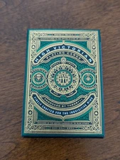 HIGH VICTORIAN THEORY II LUXURY GREEN PLAYING CARDS DECK MAGIC TRICKS SEALED NEW
