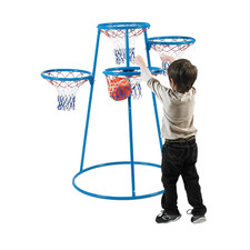 Children's Factory 4-Hoop Basketball Set - Indoor/Outdoor Toddler Fun