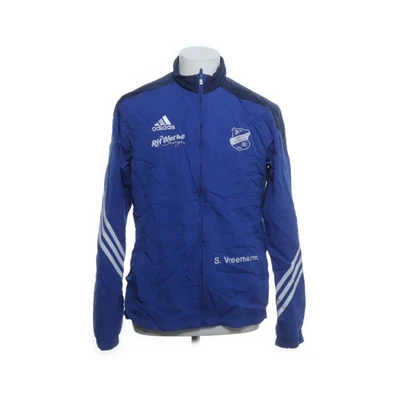 Adidas, Trainingsjacke, Herren, Größe: M, Blau/Weiß, Recyceltes Polyester #o4c - Bild 1 von 4