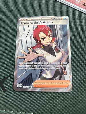 Pokémon TCG Team Rockets Ariana Full Art Destined Rivals 224/182