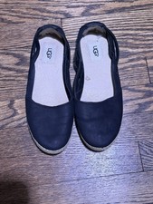 Alpargatas planas de cuero UGG Australia Tippie para mujer, talla 8,5