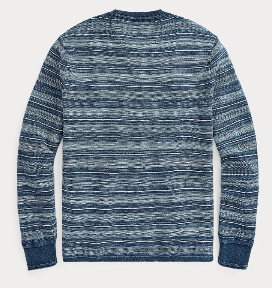 Suéter Henley de Algodón a Rayas RRL Ralph Lauren-HOMBRE-L Foto 2 de 4