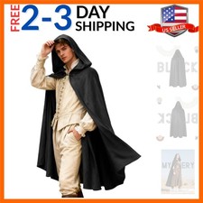 Renaissance Velvet Hooded Cloak for Adults Cosplay