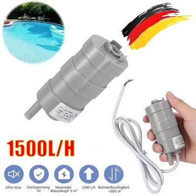 Tauchpumpe DC 12V Pumpe 12 Volt Wasserpumpe Wohnwagen Camping Garten