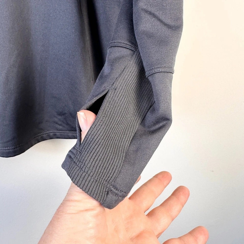 Top Capa 8 Mujer L Gris Secado Rápido Media Cremallera Medios Mixtos Gorpcore Athleisure  Foto 4 de 4