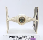 Imperial Tie Fighter WHITE 100% Complete Star Wars 1978 Vintage Kenner Vehicle