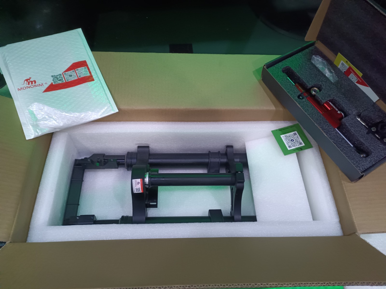 Fourche Monorim et amortisseur de direction ZT3 Pro pour trottinette électrique