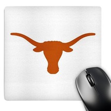 3dRose Longhorns Mouse Pad 8 x 8 x 0.25 Inches Durable Computer Desk Accessory