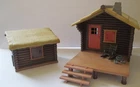 Playmobil Log Cabin and Shed Vintage 1990s