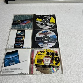 Sega Saturn Racing 9 Game Lot Daytona Sega Rally F1 NTSC-J Untested Japanese