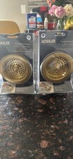 KOHLER Duostrainer Sink Drain and Strainer in Vibrant Brushed Moderne Brass 