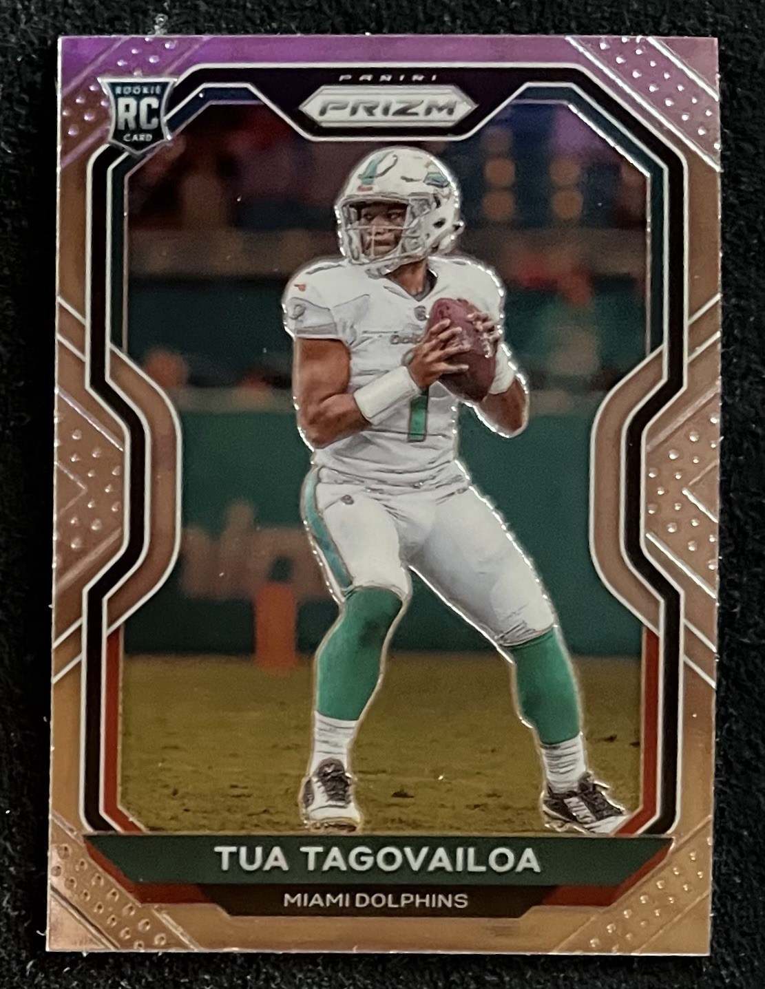 2020 Panini Prizm Tua Tagovailoa Rookie #339 Miami Dolphins (RC)
