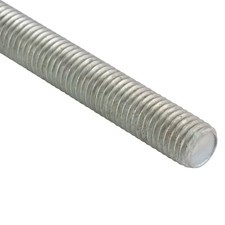 Fully Threaded Rod, 5/8"-11, 12 Ft, Steel, Grade A, Zinc Plated Finish,