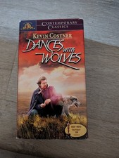 Dances With Wolves VHS 1990 Western Kevin Costner MGM Contemporary Classics