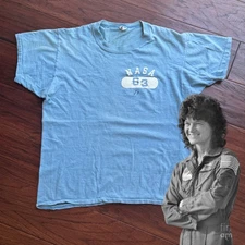 SALLY RIDE * Ride Estate Signed COA * Her Owned & Worn NASA 63 Light Blue Jersey