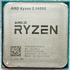 AMD Ryzen 5 3400G 3.7GHz Quad-Core AM4 CPU wi...