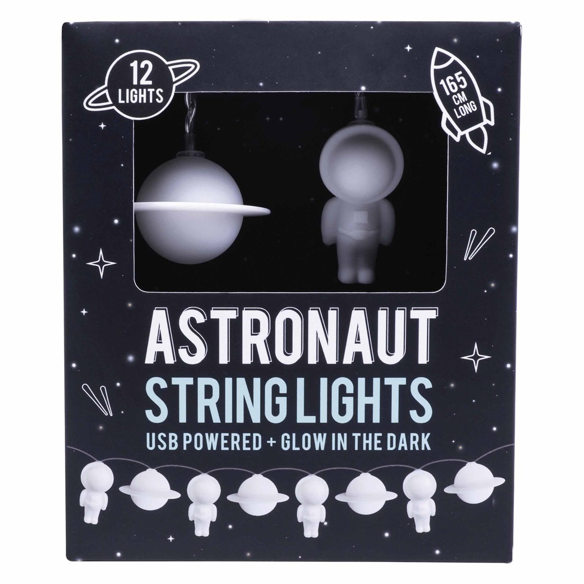 Fizz Creations   Glow In The Dark Astronaut Led String Lights Novelty Gift, Sports Direct - Image 2