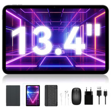 13.4" Zoll Android 15 10000mAh 8+16GB Ram 256GB Tablet Neu