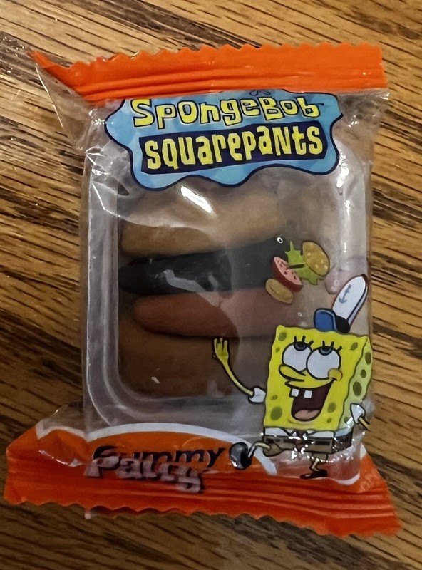 2003 SpongeBob Squarepants Gummy Krabby Patty Rare Sealed