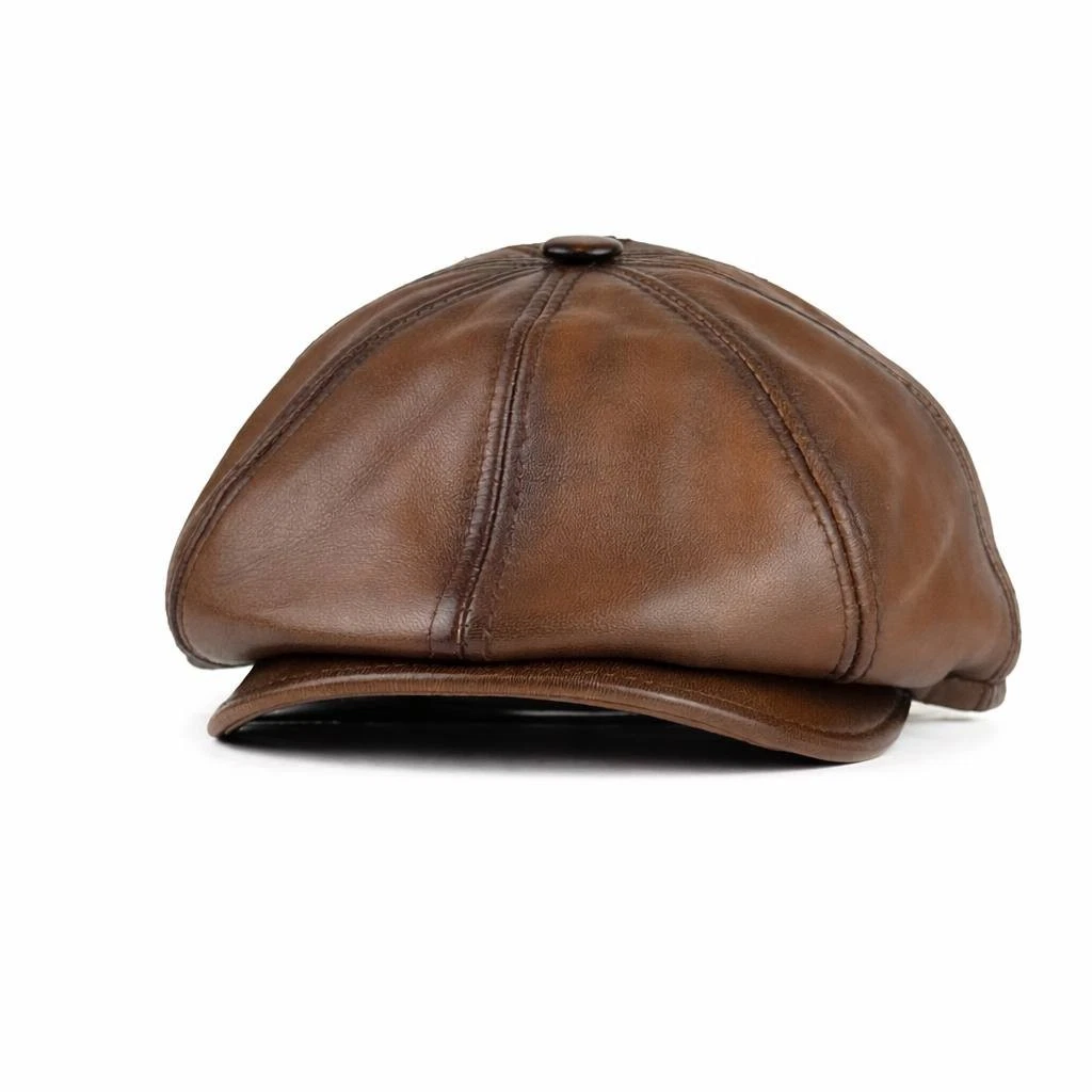 Leather Size L Men's Newsboy Caps for sale | eBay