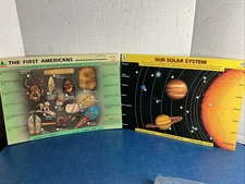 Vintage GeoSafari U.S. History EI-8713 Our Solar System EI-8764 Loose Complete