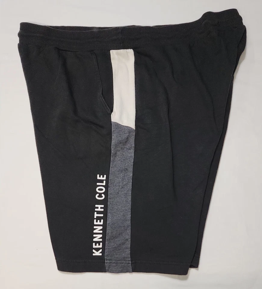 $69 Kenneth Cole Pantalones Cortos de Sudadera para Hombres Talla 4Xl Negro Jogger Algodón Polar Foto 3 de 4