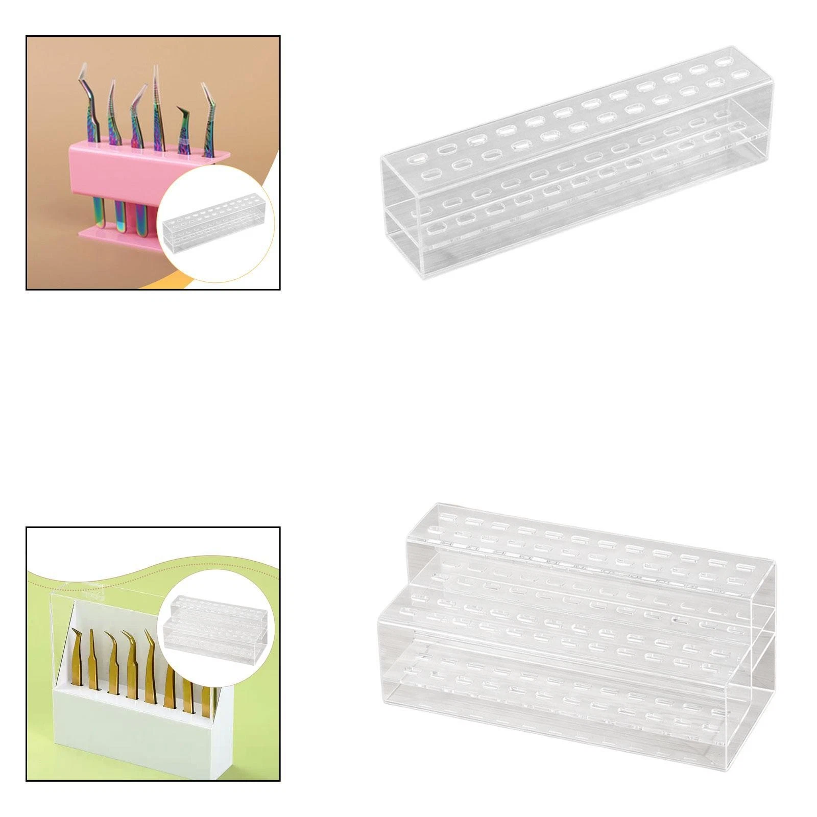 Tweezers Holder Organizer Storage Case